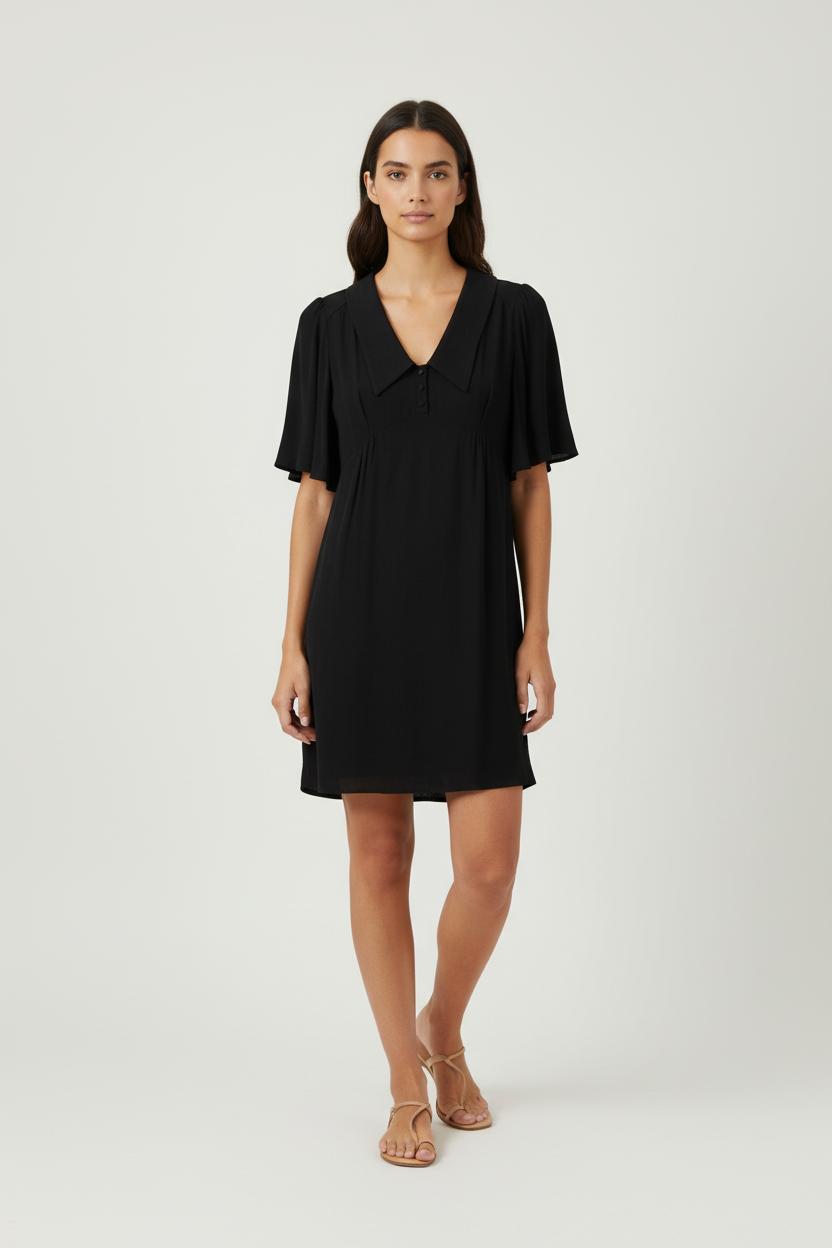 Robe Courte Noire - Taille M/38 de la marque ba&sh | PARAD88398 - Vendu par Paradigme - Image 1