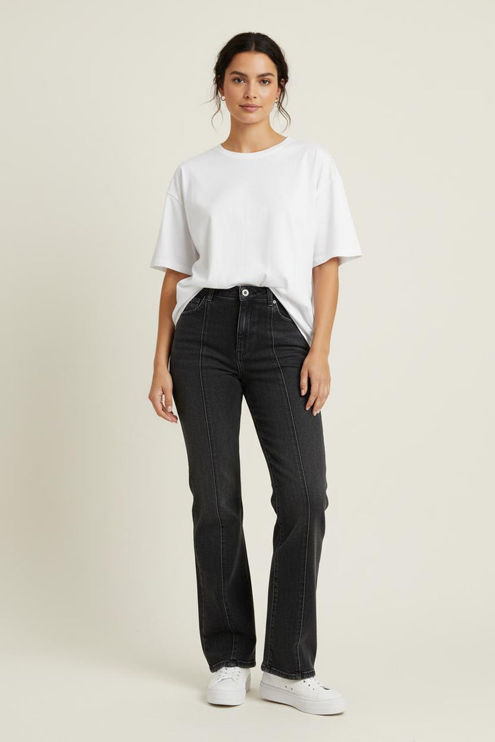 Jean Gris - Taille S/36 de la marque ba&sh | PARAD88399 - Vendu par Paradigme - Image 1