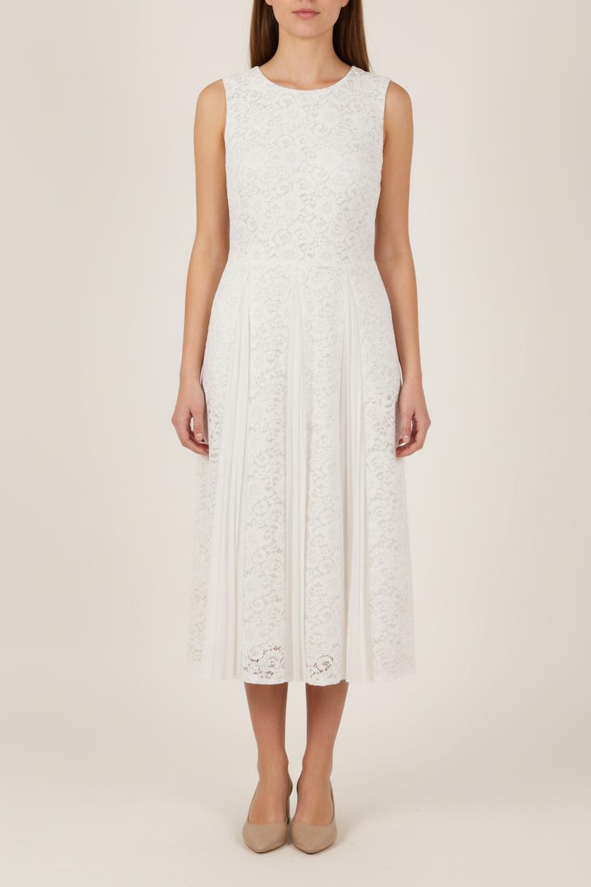 Robe Midi Blanche - Taille S/36 de la marque Derhy | PARAD88417 - Vendu par Paradigme - Image 1