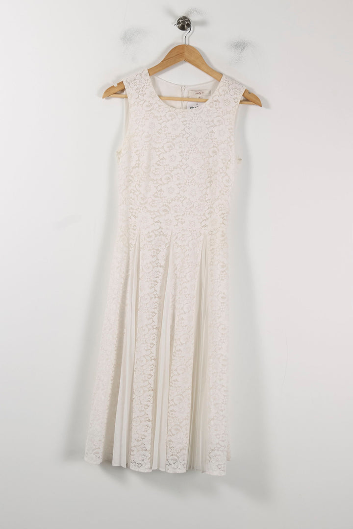 Robe Midi Blanche - Taille S/36 de la marque Derhy | PARAD88417 - Vendu par Paradigme - Image 2
