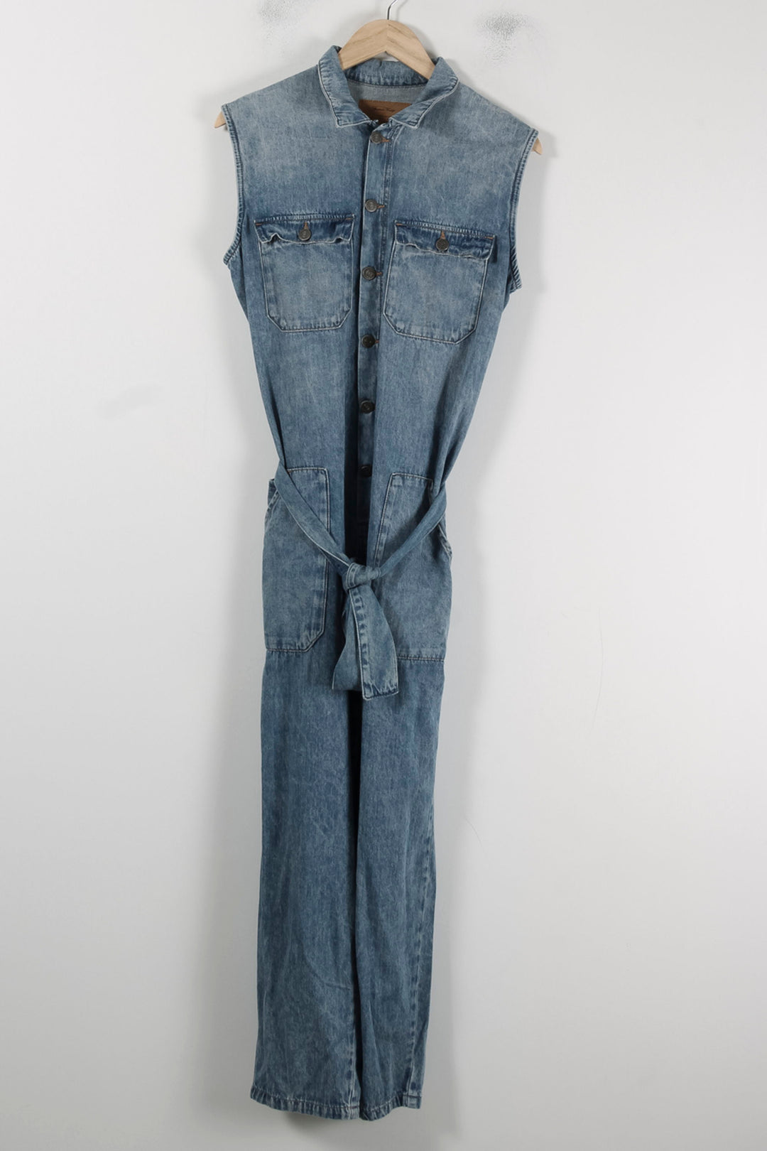 Combinaison Sans Manches Bleue - Taille S/36 de la marque American Vintage | PARAD88418 - Vendu par Paradigme - Image 2
