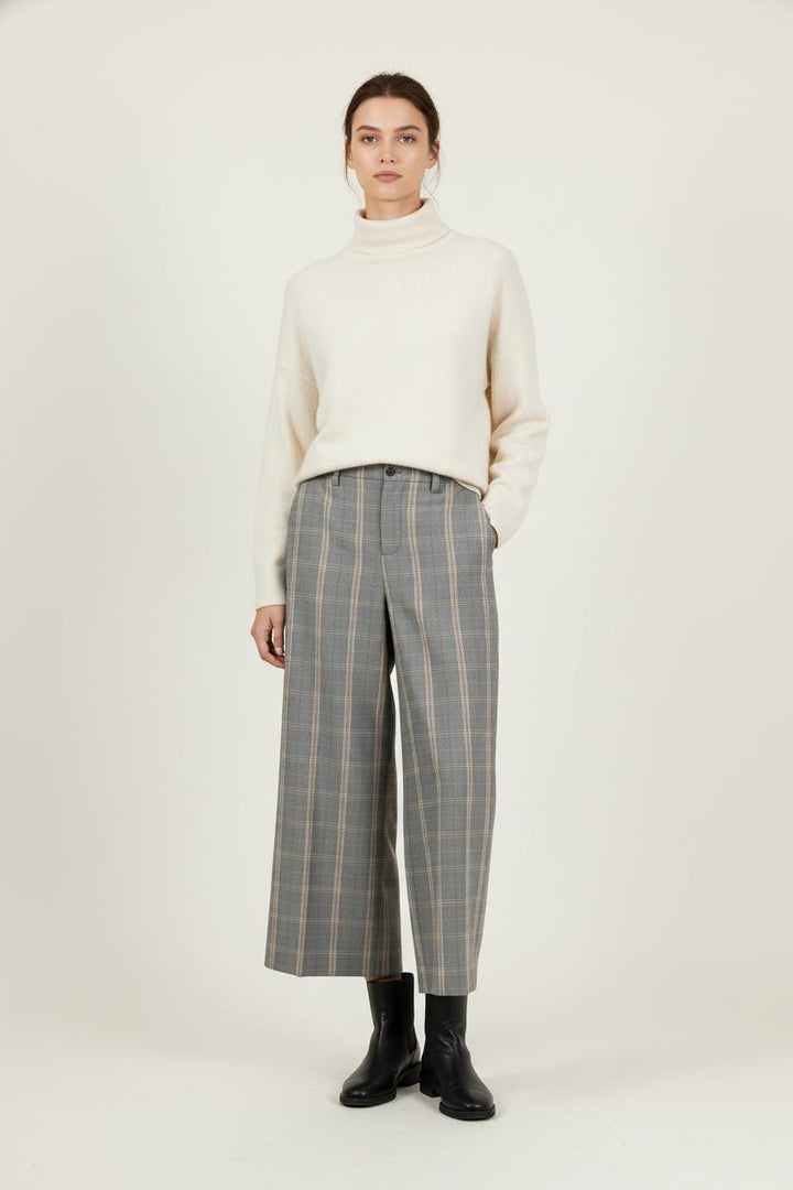 Pantalon Large Gris et Beige - Taille S/36 de la marque Maje | PARAD88421 - Vendu par Paradigme - Image 1