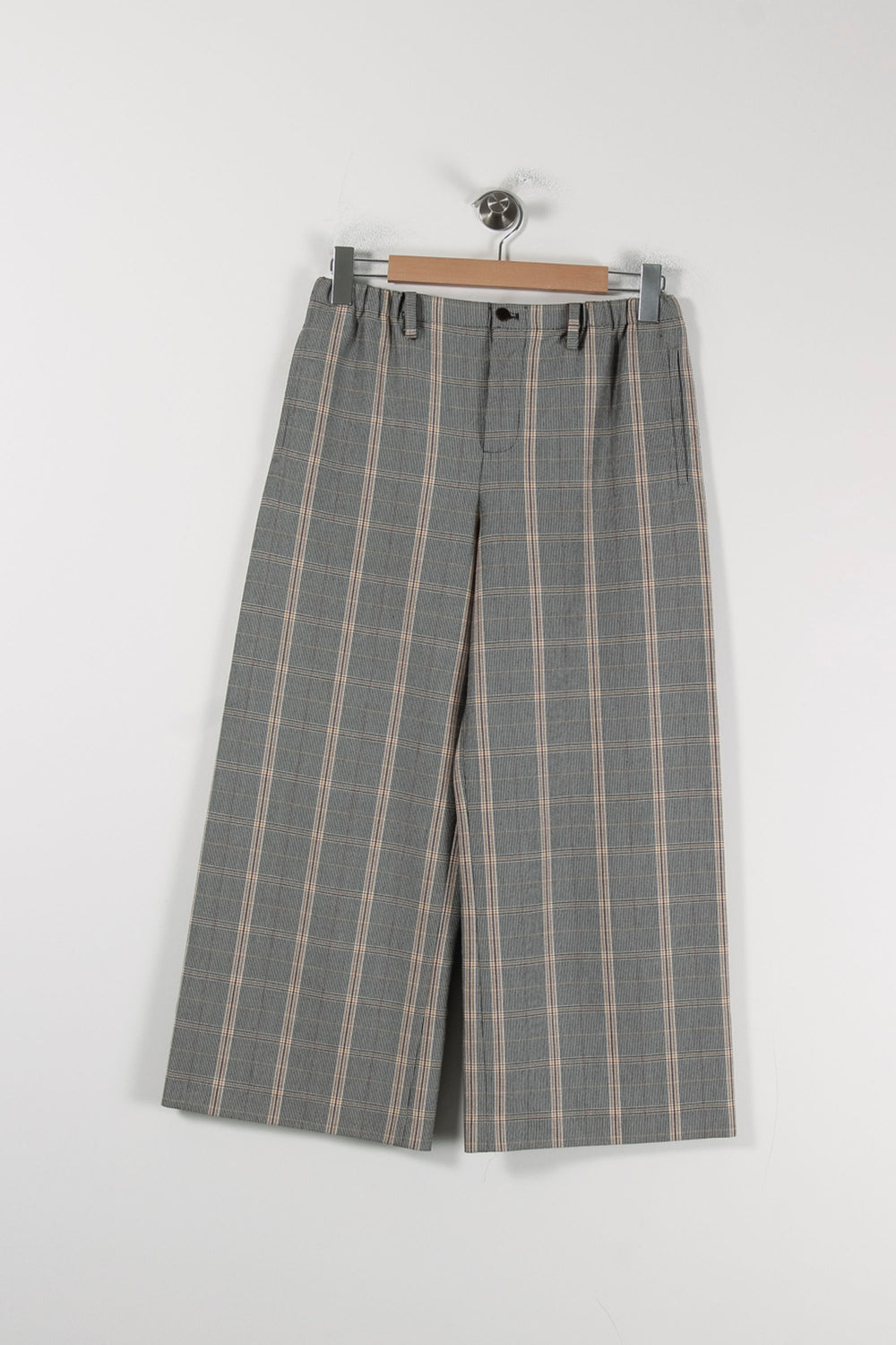 Pantalon Large Gris et Beige - Taille S/36 de la marque Maje | PARAD88421 - Vendu par Paradigme - Image 2