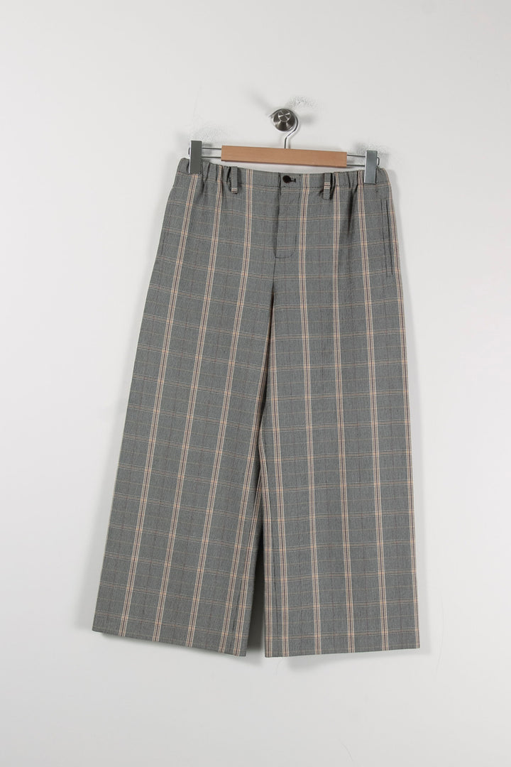 Pantalon Large Gris et Beige - Taille S/36 de la marque Maje | PARAD88421 - Vendu par Paradigme - Image 2