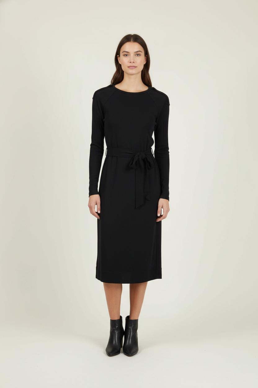 Robe Avec Ceinture Noire - Taille XS/34 de la marque Filippa K | PARAD88448 - Vendu par Paradigme - Image 1