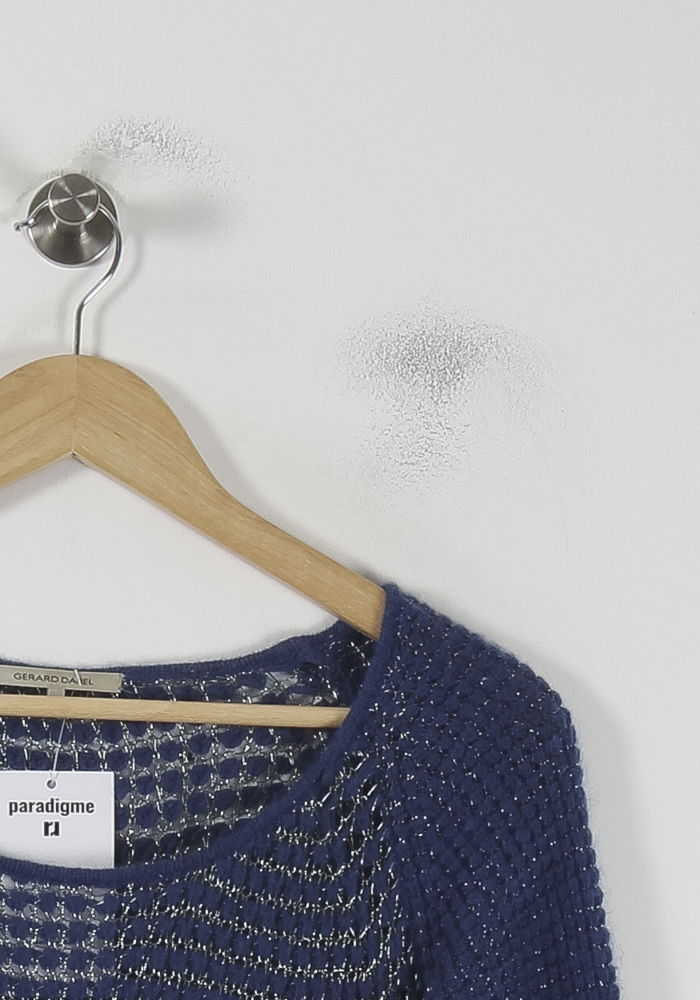 Pull Bleu - Taille L/40 de la marque Gerard Darel | PARAD88455 - Vendu par Paradigme - Image 3