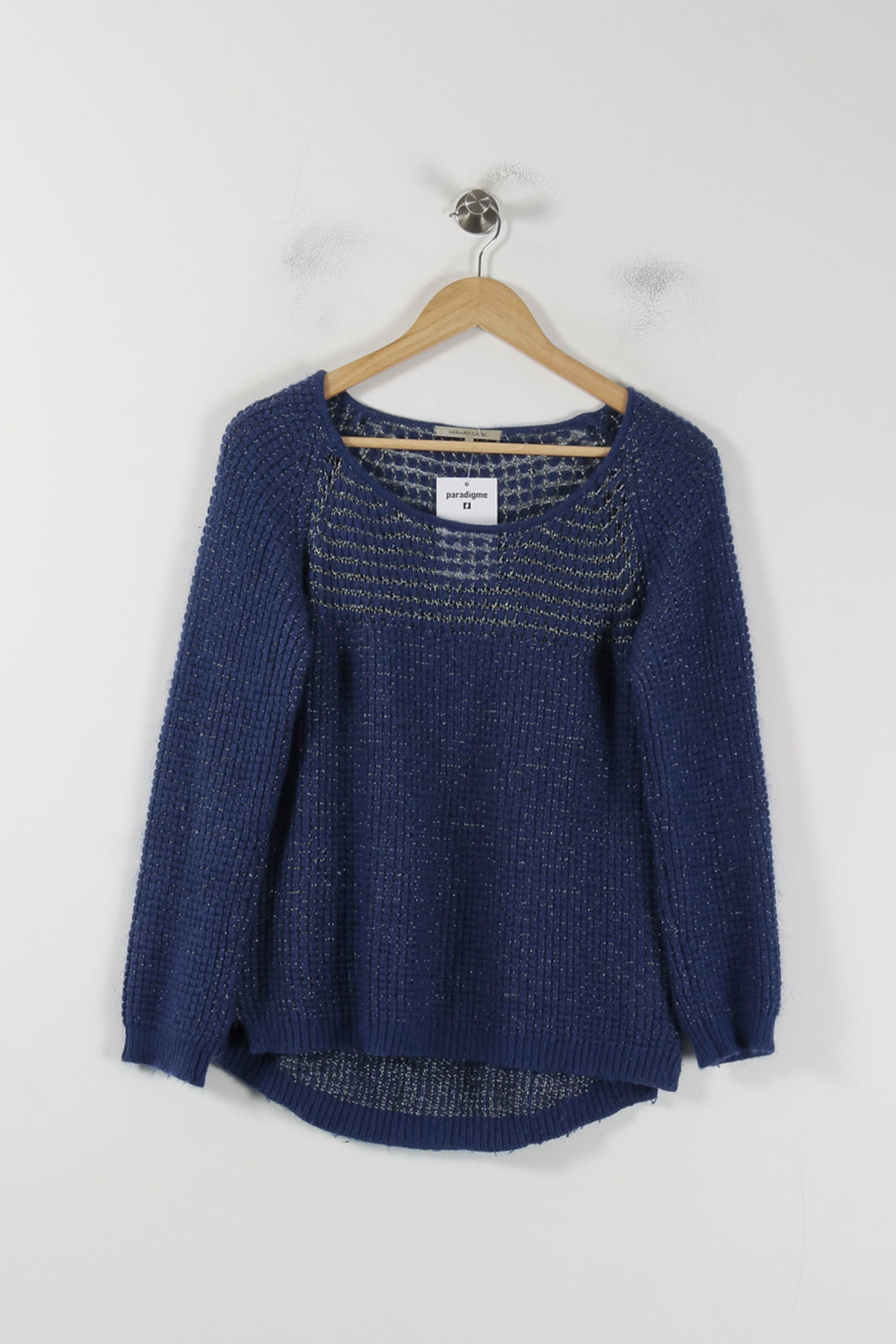 Pull Bleu - Taille L/40 de la marque Gerard Darel | PARAD88455 - Vendu par Paradigme - Image 2