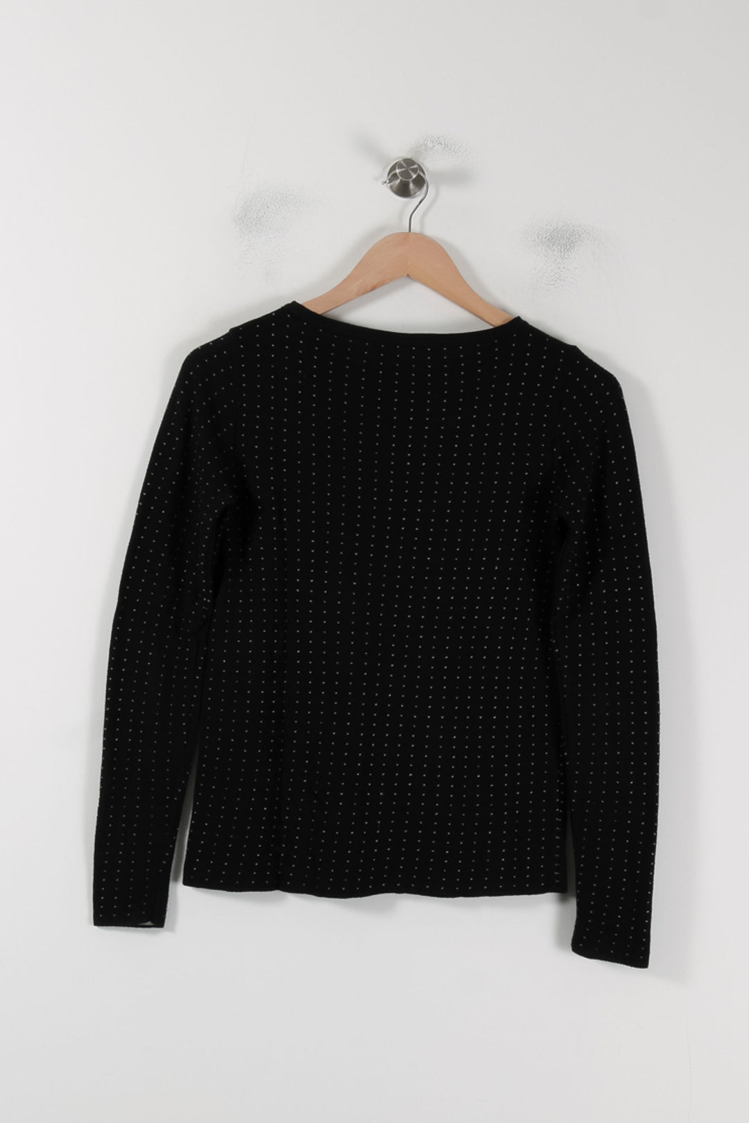 Pull Noir à Pois Blancs - Taille S/36 de la marque Kookai | PARAD88456 - Vendu par Paradigme - Image 4