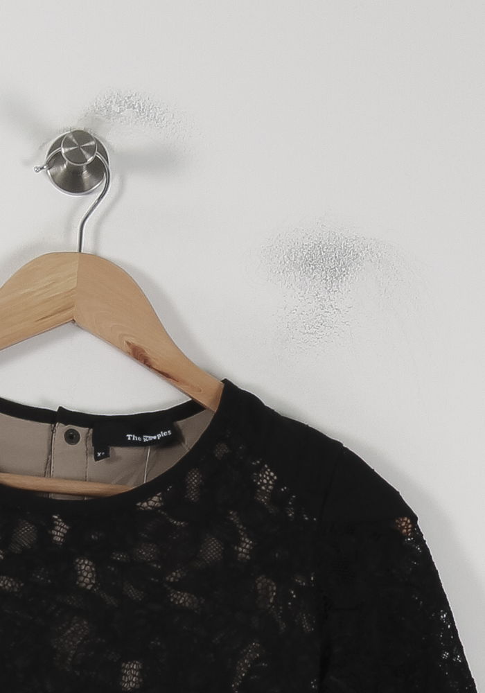 Blouse Noire - Taille XS/34 de la marque The Kooples | PARAD88457 - Vendu par Paradigme - Image 3