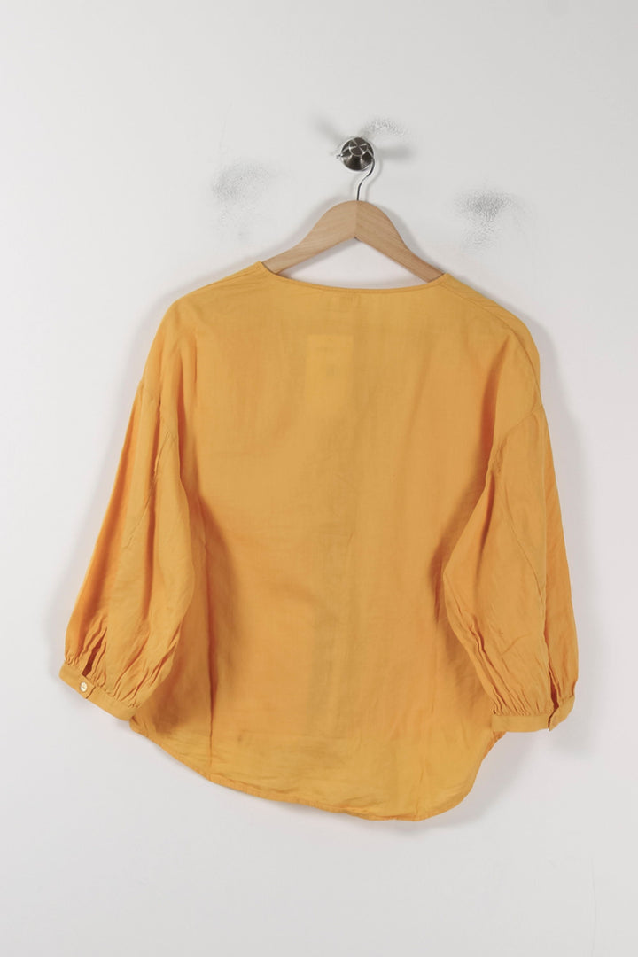 Blouse Jaune - Taille XS/34 de la marque Des petits hauts | PARAD88460 - Vendu par Paradigme - Image 4