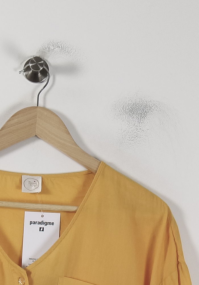 Blouse Jaune - Taille XS/34 de la marque Des petits hauts | PARAD88460 - Vendu par Paradigme - Image 3