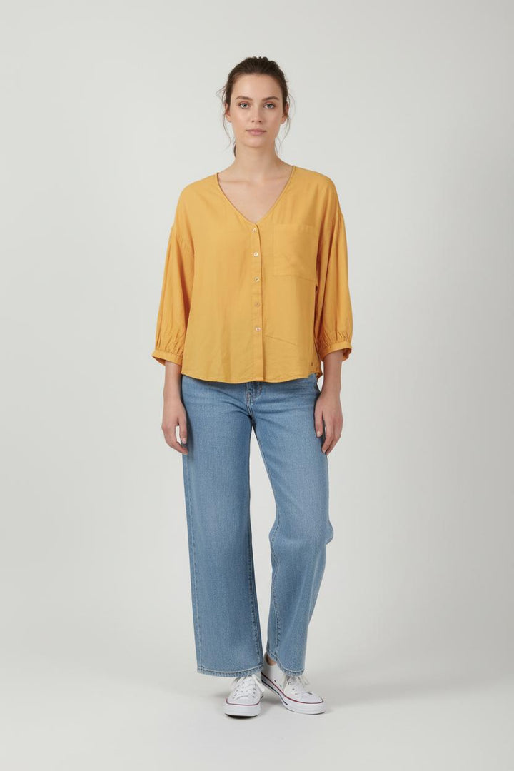 Blouse Jaune - Taille XS/34 de la marque Des petits hauts | PARAD88460 - Vendu par Paradigme - Image 1