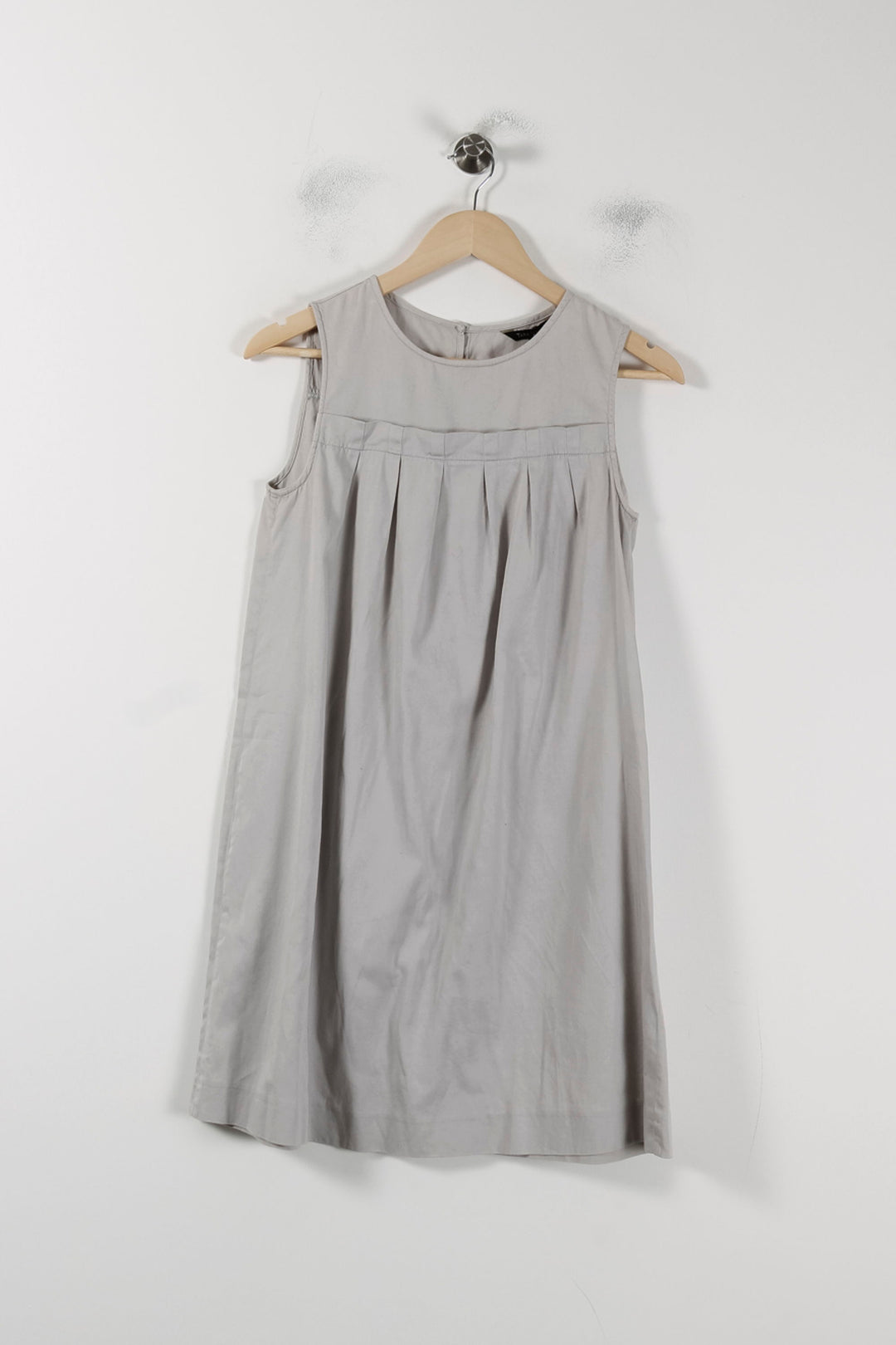 Robe Sans Manches Grise - Taille M/38 de la marque Tara Jarmon | PARAD88466 - Vendu par Paradigme - Image 2