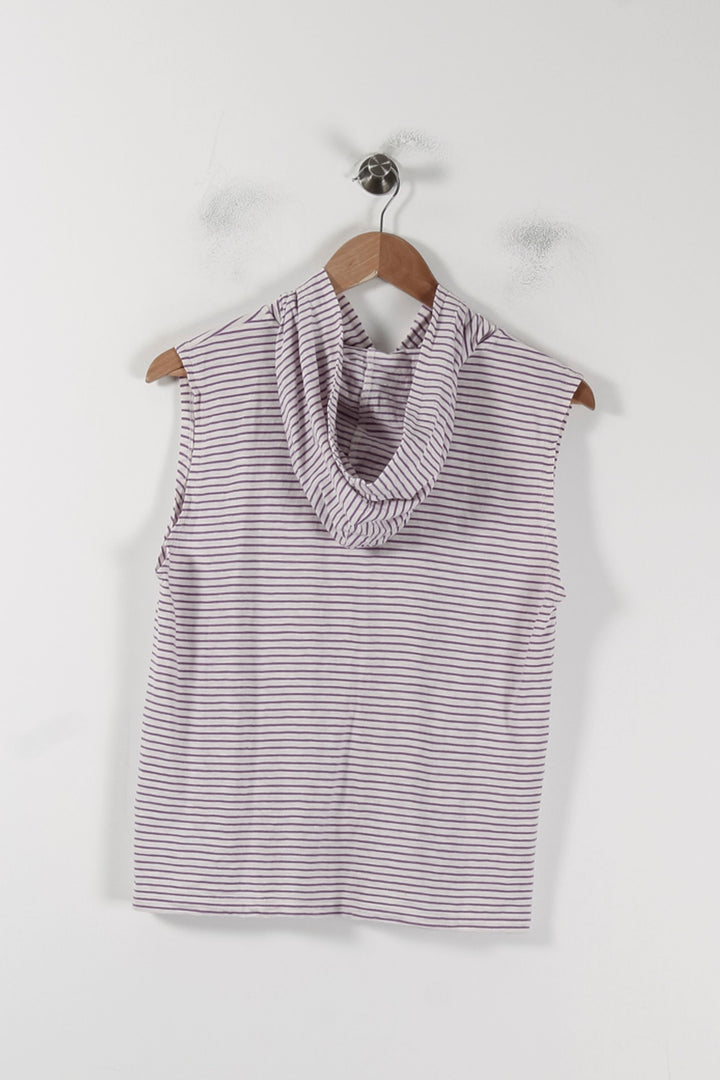 Débardeur Blanc et Violet - Taille XS/34 de la marque Des petits hauts | PARAD88468 - Vendu par Paradigme - Image 4
