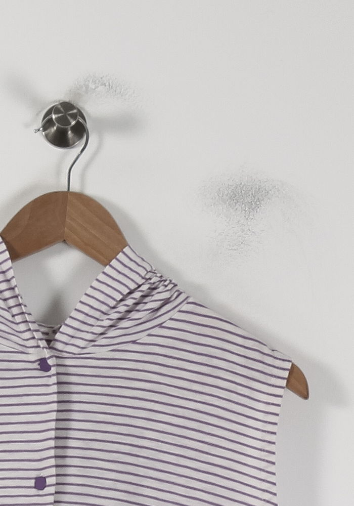 Débardeur Blanc et Violet - Taille XS/34 de la marque Des petits hauts | PARAD88468 - Vendu par Paradigme - Image 3