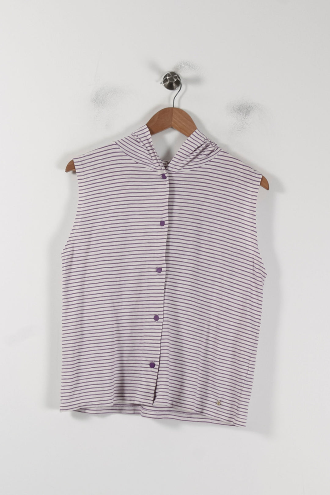 Débardeur Blanc et Violet - Taille XS/34 de la marque Des petits hauts | PARAD88468 - Vendu par Paradigme - Image 2