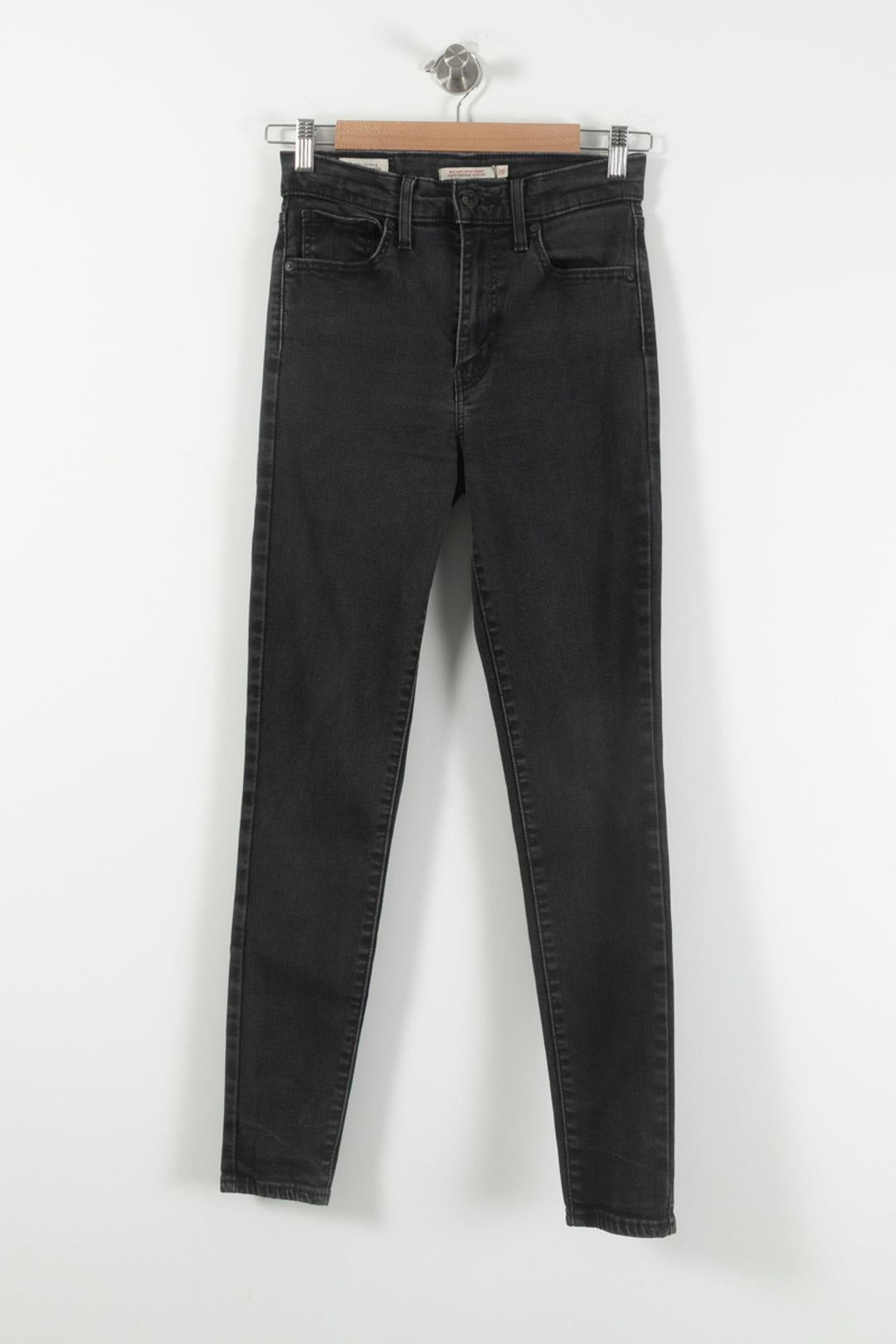 Jean Skinny Noir - Taille M/38 de la marque Levi's | PARAD88478 - Vendu par Paradigme - Image 2