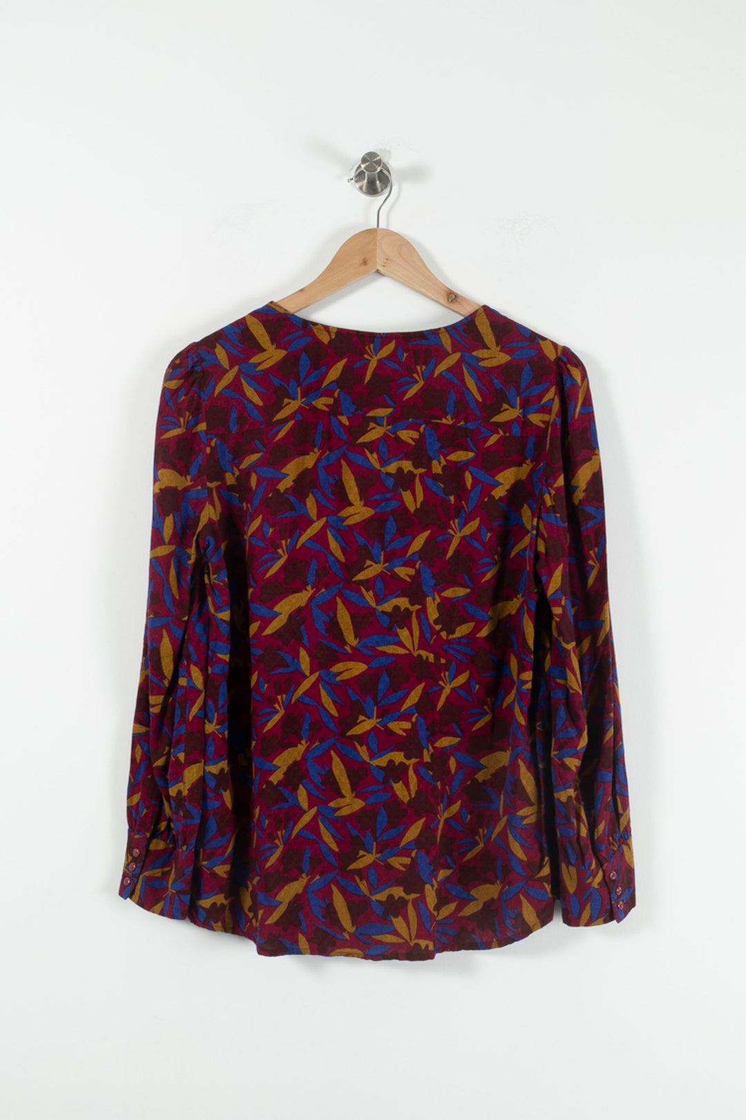 Blouse Bordeaux et Bleu - Taille S/36 de la marque Des petits hauts | PARAD88482 - Vendu par Paradigme - Image 4