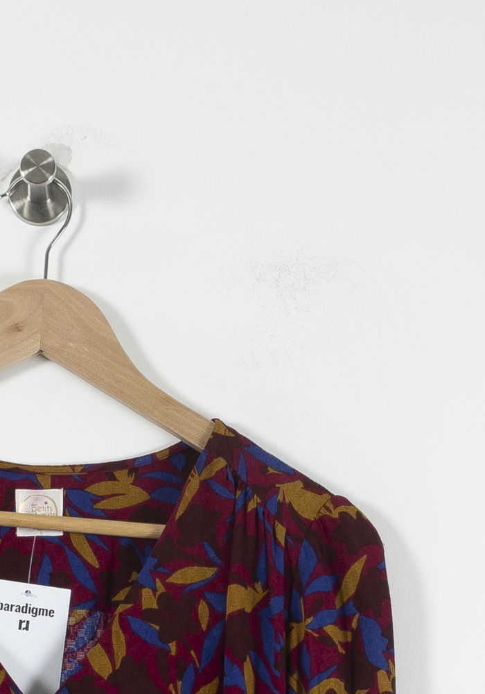 Blouse Bordeaux et Bleu - Taille S/36 de la marque Des petits hauts | PARAD88482 - Vendu par Paradigme - Image 3