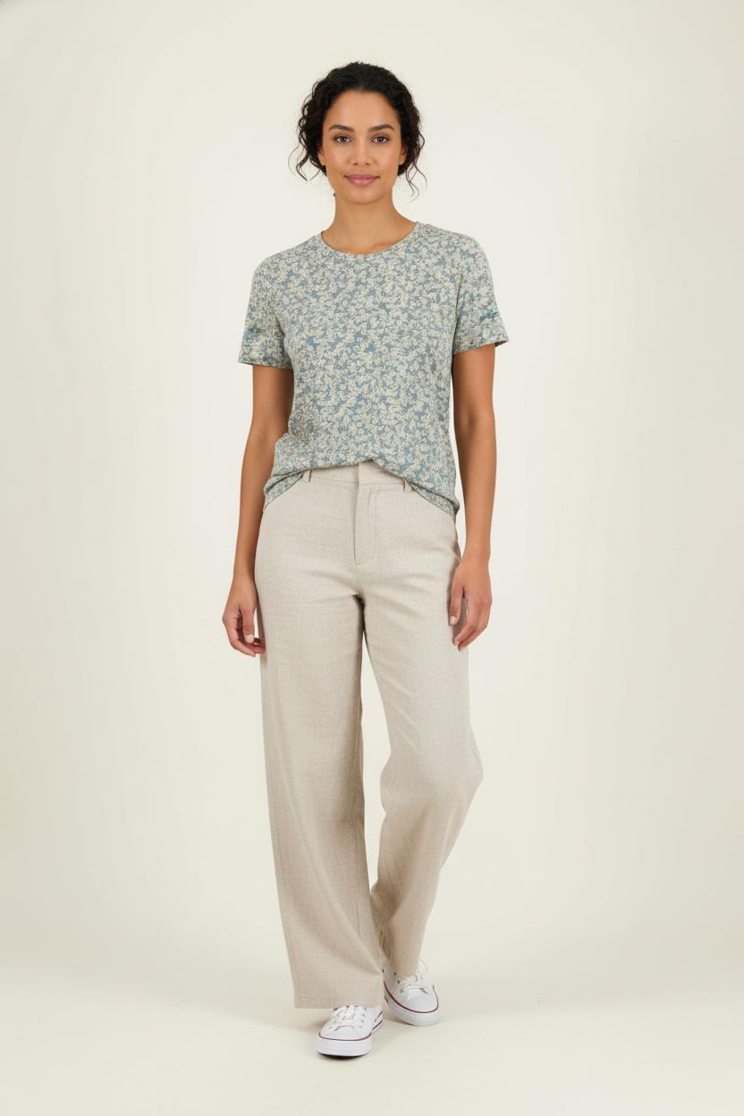 Tee-shirt Bleu et Écru - Taille XS/34 de la marque Caroll | PARAD88493 - Vendu par Paradigme - Image 1