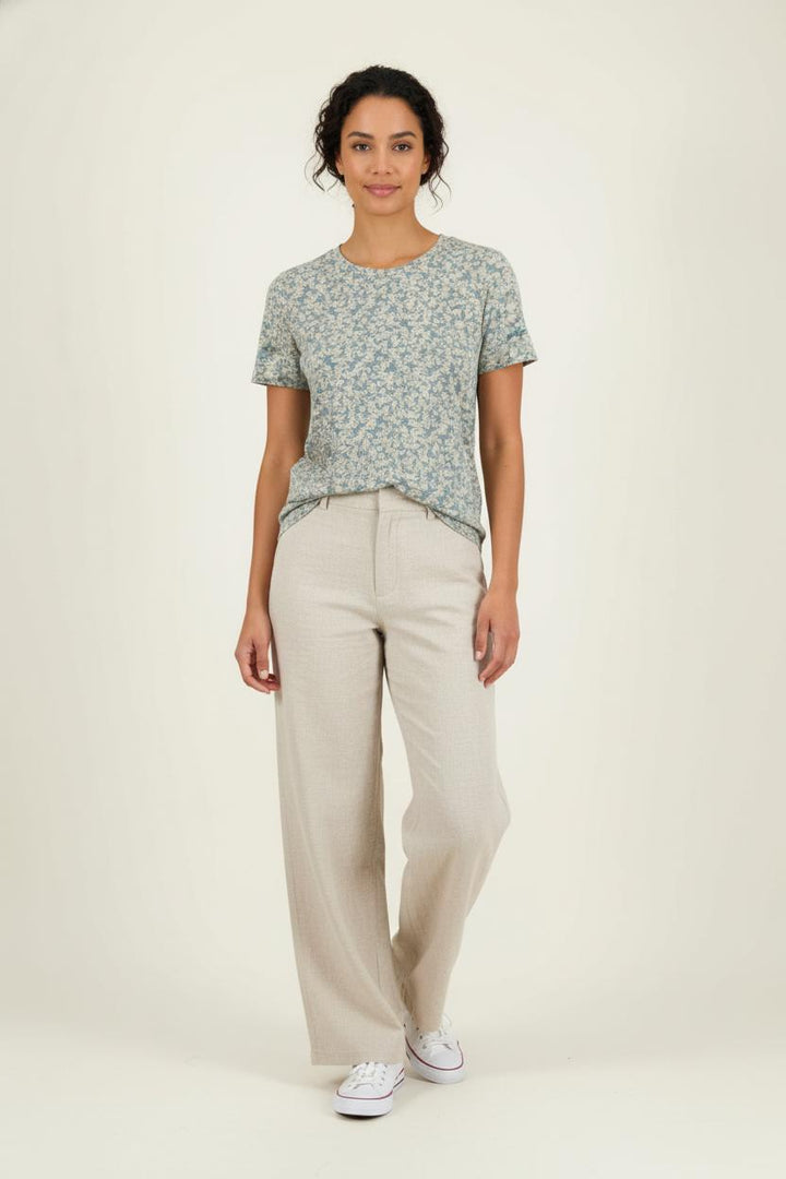 Tee-shirt Bleu et Écru - Taille XS/34 de la marque Caroll | PARAD88493 - Vendu par Paradigme - Image 1