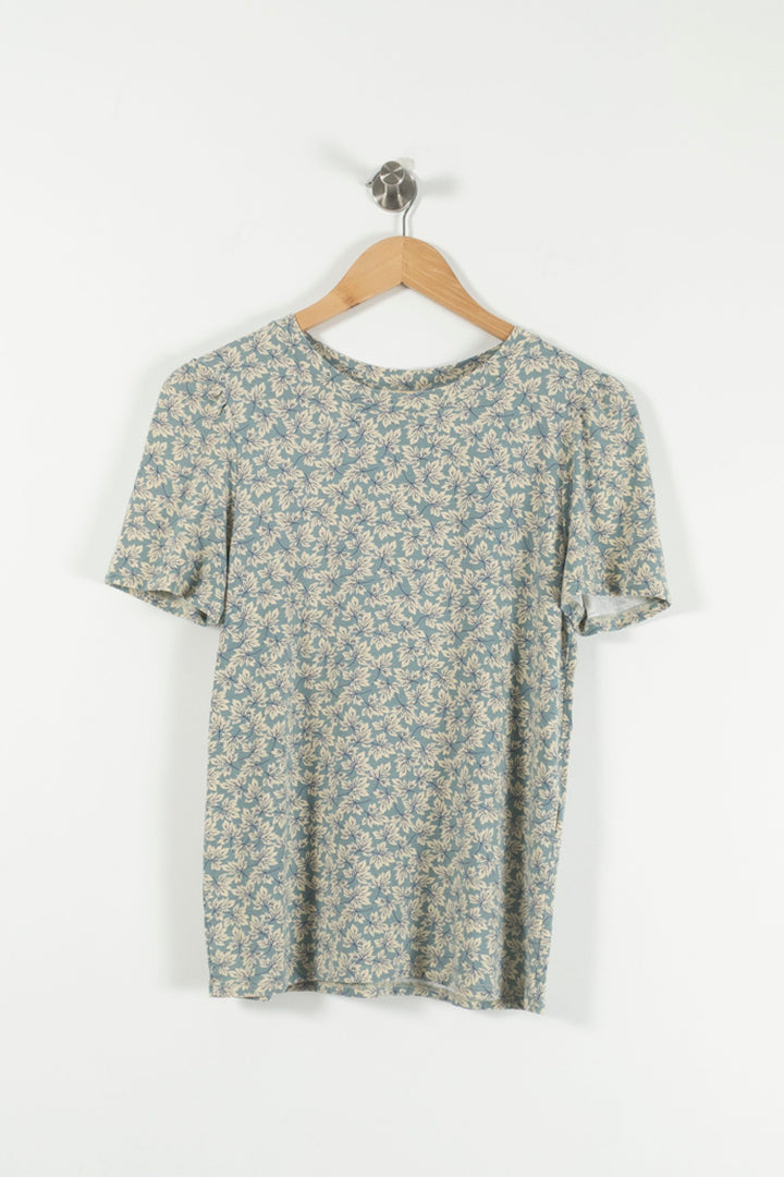 Tee-shirt Bleu et Écru - Taille XS/34 de la marque Caroll | PARAD88493 - Vendu par Paradigme - Image 2