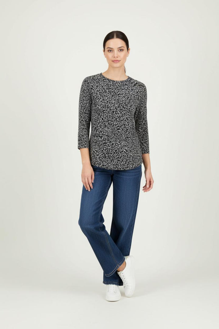 Pull Noir et Blanc - Taille S/36 de la marque IKKS | PARAD88495 - Vendu par Paradigme - Image 1