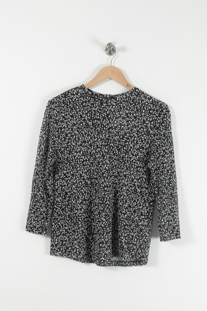 Pull Noir et Blanc - Taille S/36 de la marque IKKS | PARAD88495 - Vendu par Paradigme - Image 2