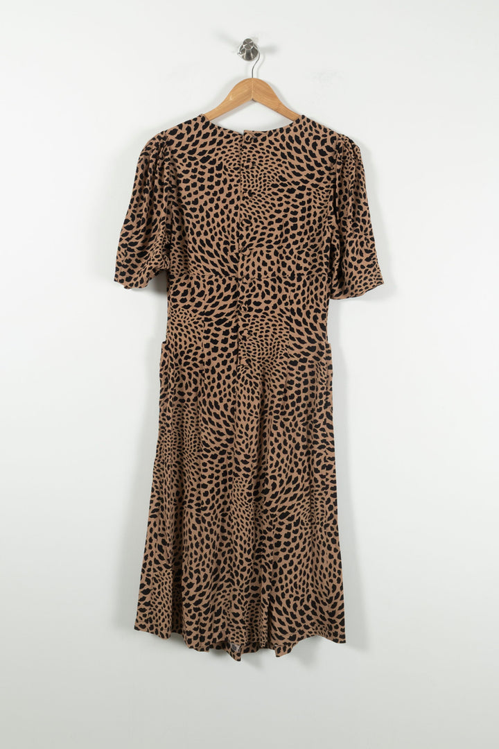 Robe Courte Beige et Noire - Taille S/36 de la marque Rouje | PARAD88497 - Vendu par Paradigme - Image 4