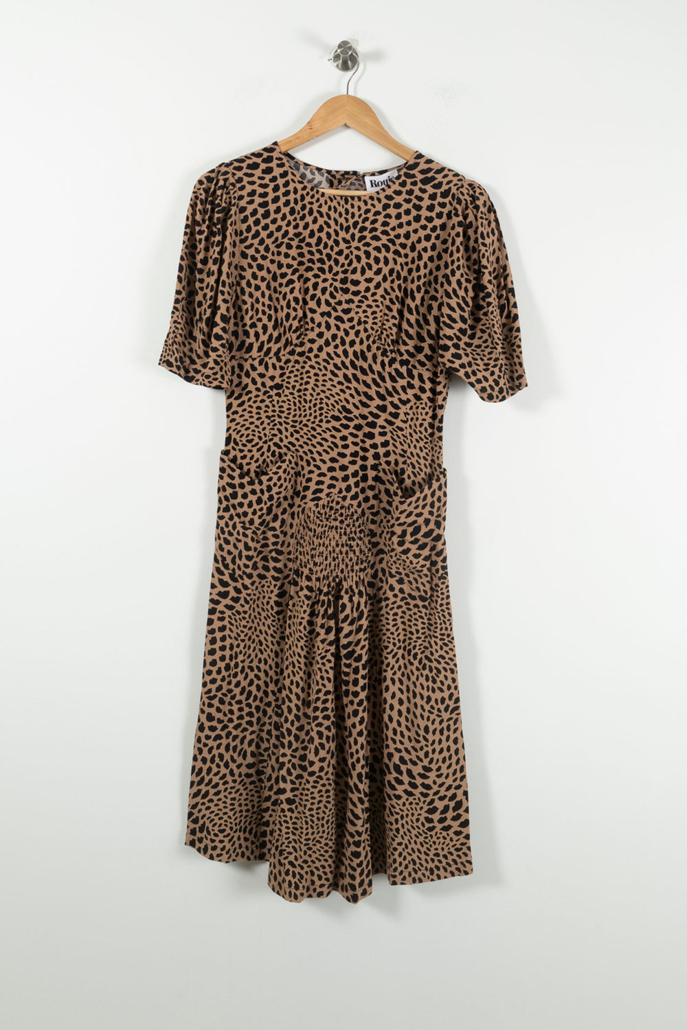 Robe Courte Beige et Noire - Taille S/36 de la marque Rouje | PARAD88497 - Vendu par Paradigme - Image 2