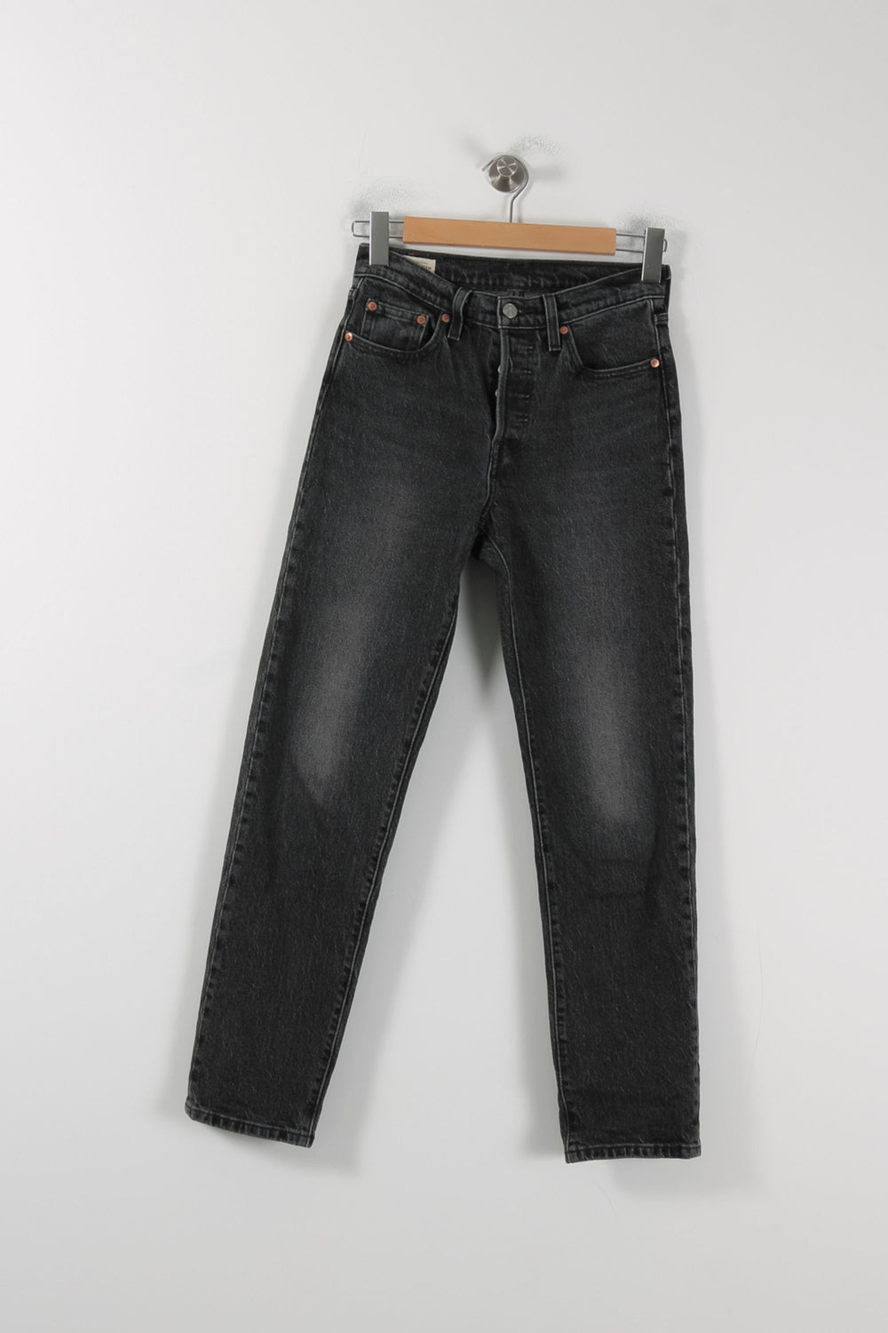 Jean Slim Gris - Taille S/36 de la marque Levi's | PARAD88502 - Vendu par Paradigme - Image 2
