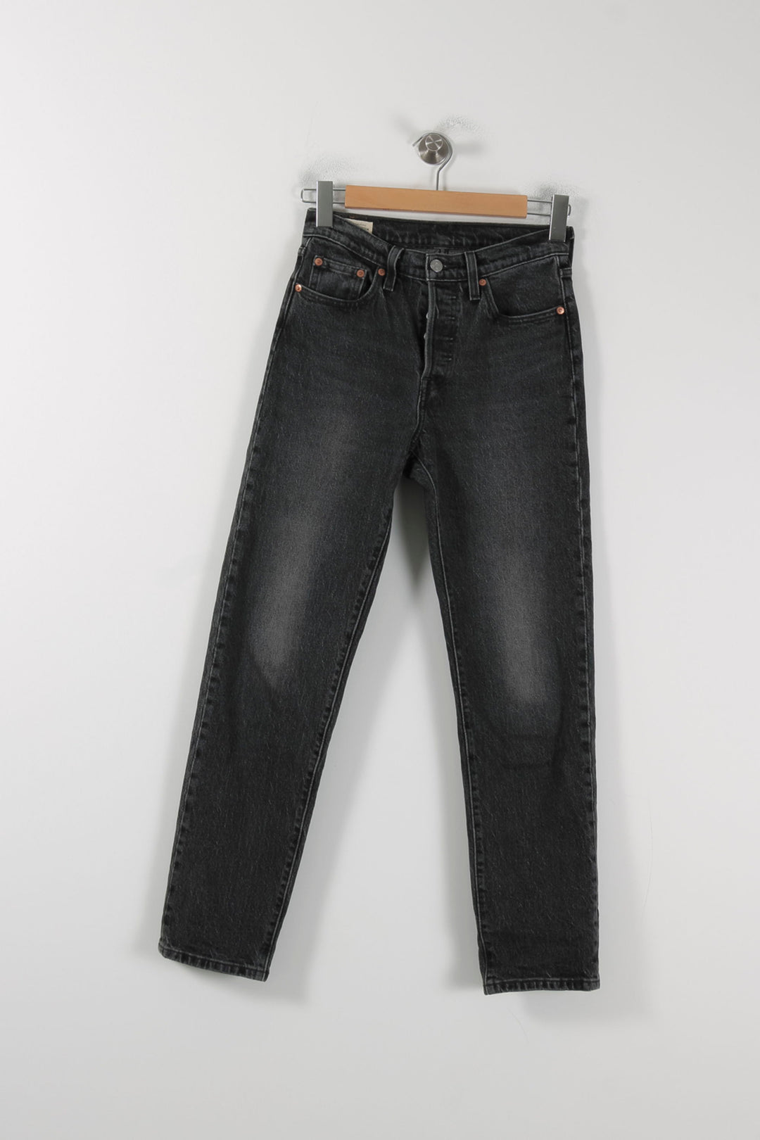 Jean Slim Gris - Taille S/36 de la marque Levi's | PARAD88502 - Vendu par Paradigme - Image 2
