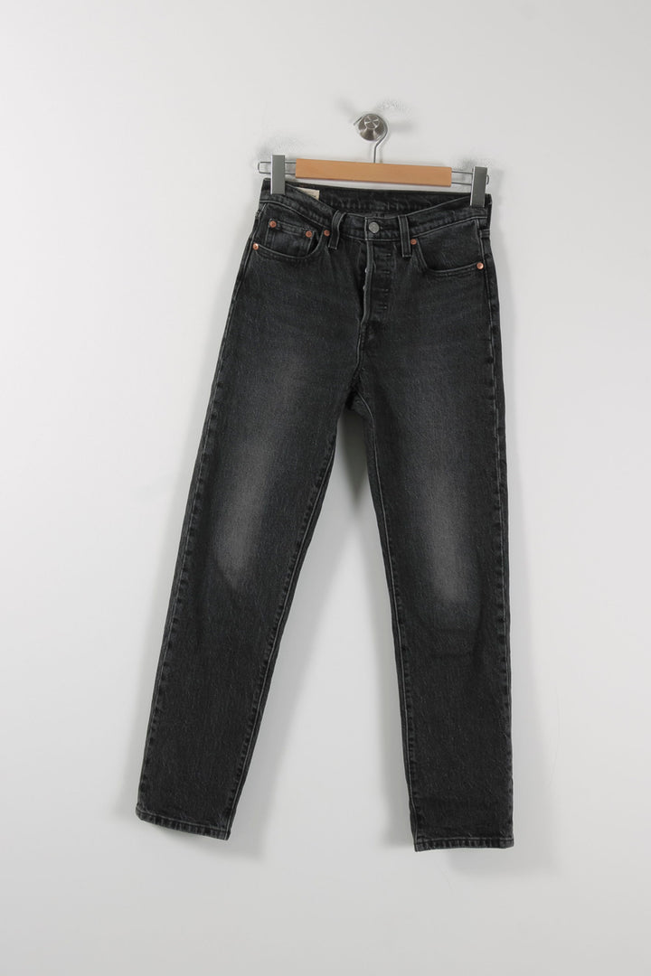 Jean Slim Gris - Taille S/36 de la marque Levi's | PARAD88502 - Vendu par Paradigme - Image 2