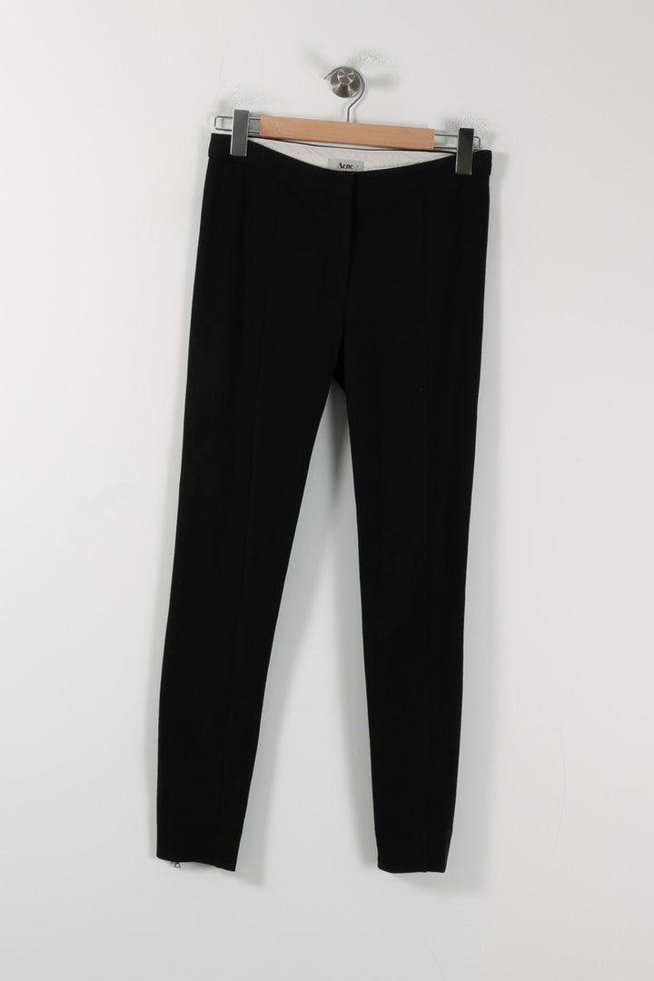 Pantalon Slim Noir - Taille S/36 de la marque Acne Studios | PARAD88508 - Vendu par Paradigme - Image 2