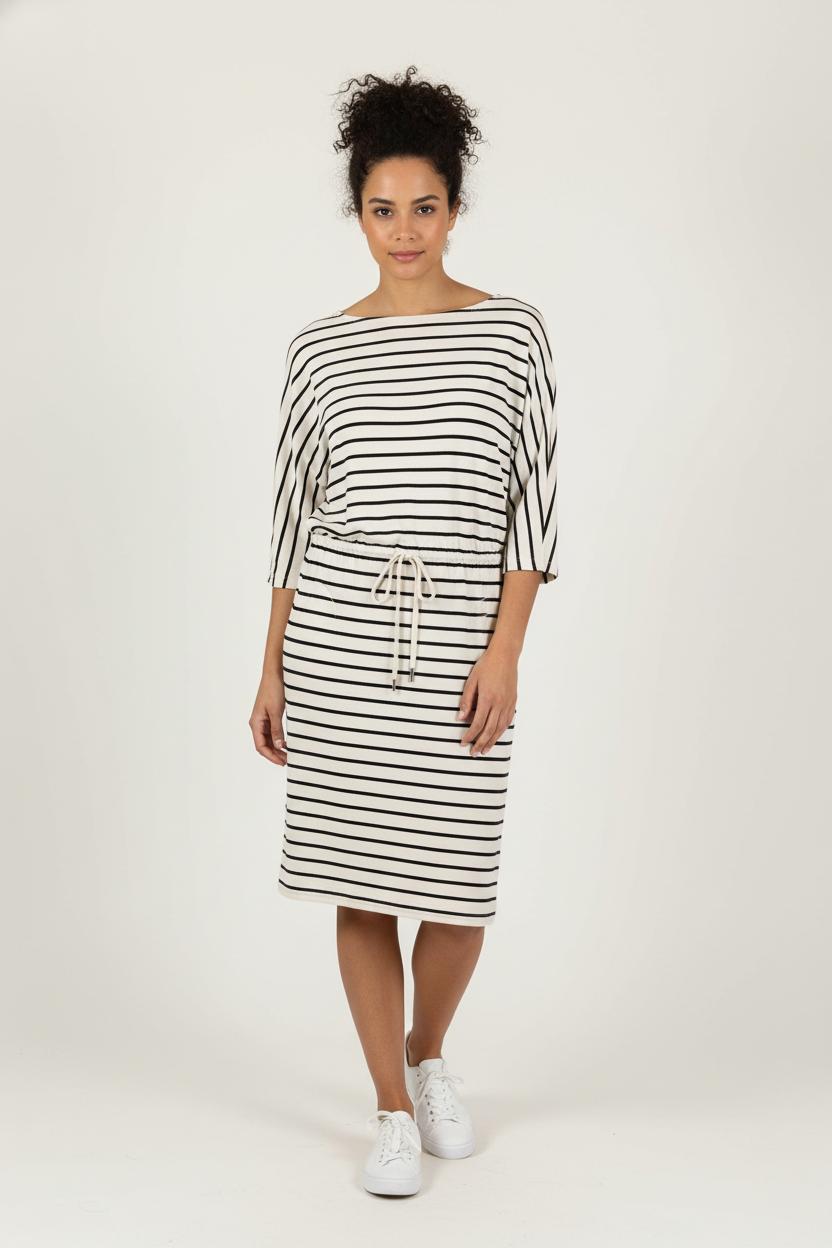 Robe Rayée Blanche et Noire - Taille XS/34 de la marque Filippa K | PARAD88509 - Vendu par Paradigme - Image 1