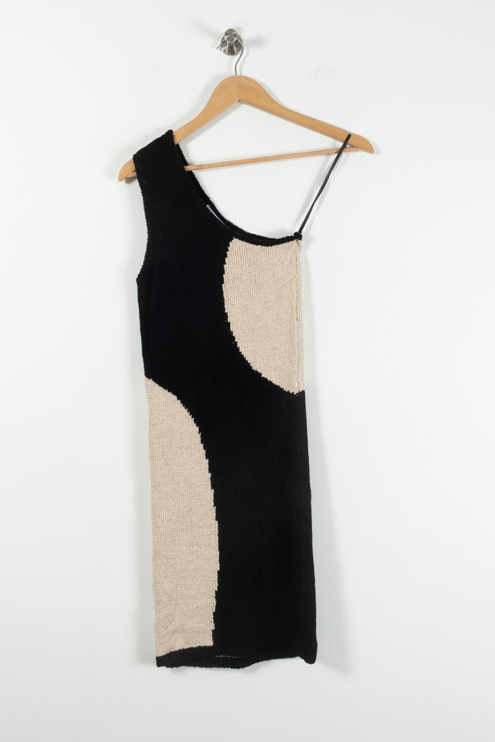 Robe Courte Noire et Beige - Taille S/36 de la marque ZAPA | PARAD88510 - Vendu par Paradigme - Image 2