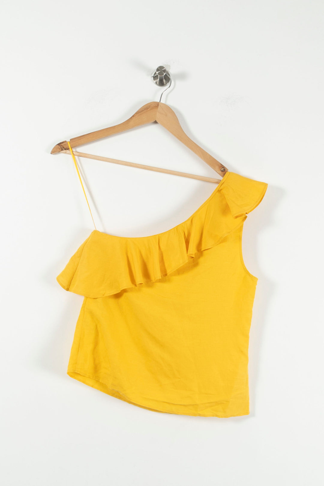 Top Asymétrique Jaune - Taille XS/34 de la marque Claudie Pierlot | PARAD88514 - Vendu par Paradigme - Image 4