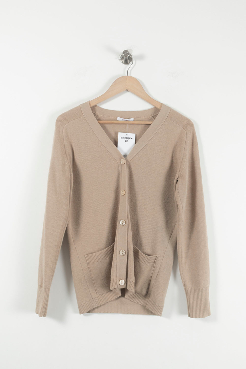 Cardigan Beige - Taille M/38 de la marque Rodier | PARAD88517 - Vendu par Paradigme - Image 2