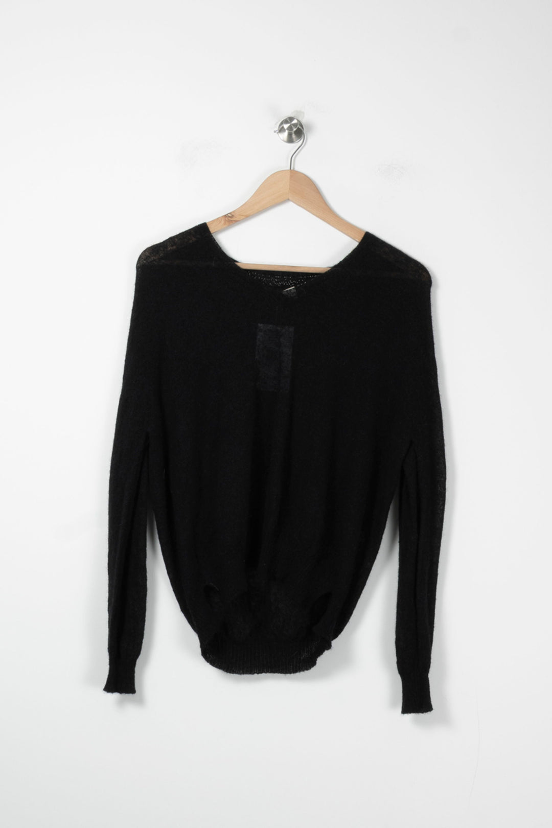 Pull Noir - Taille S/36 de la marque Momoni | PARAD88520 - Vendu par Paradigme - Image 2