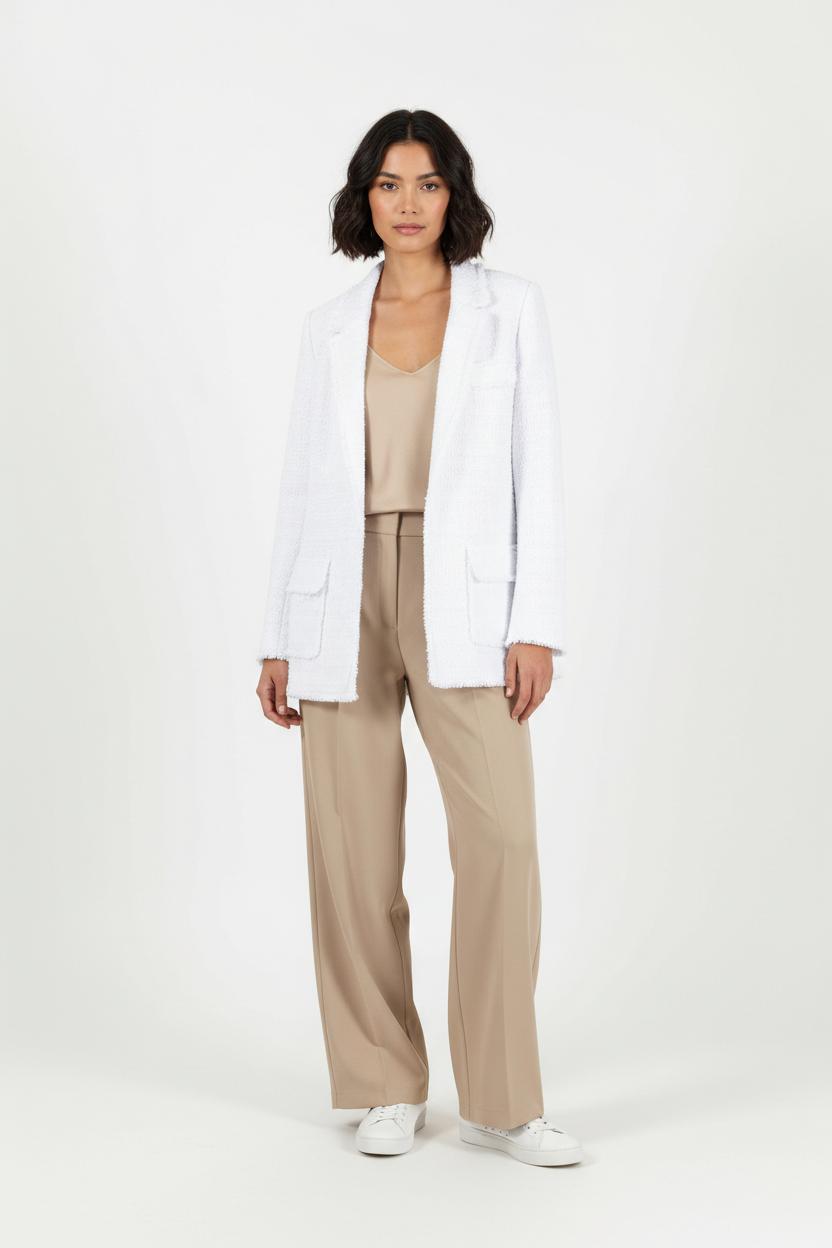 Veste en tweed Blanche - Taille XXXL/46 de la marque Weill | PARAD88532 - Vendu par Paradigme - Image 1