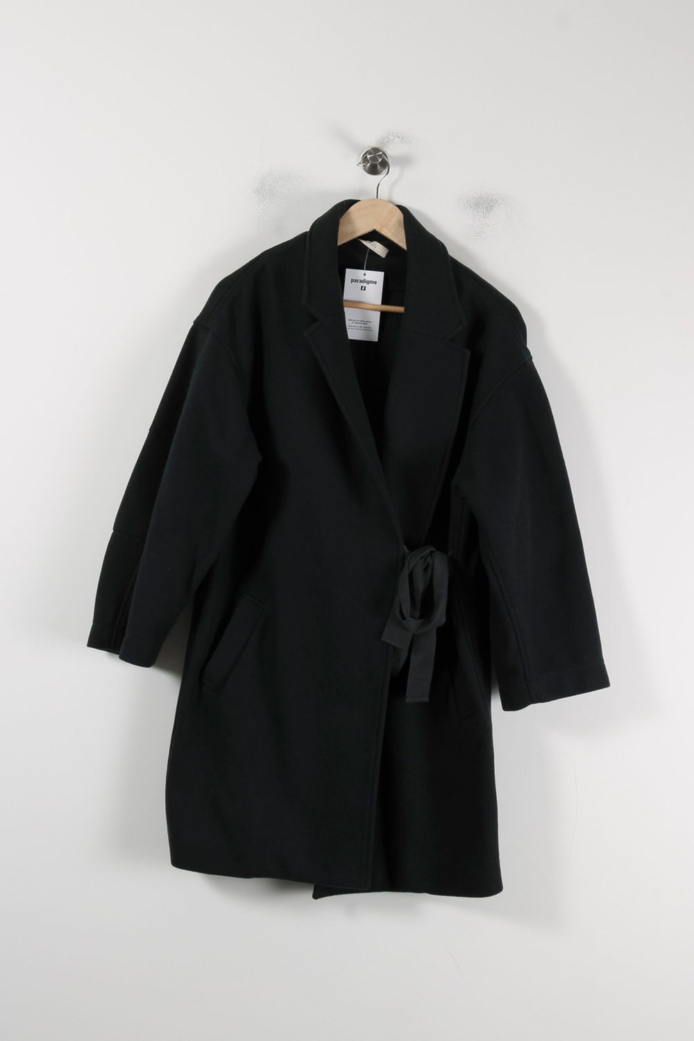 Manteau Noir - Taille M/38 de la marque Sessùn | PARAD88534 - Vendu par Paradigme - Image 2
