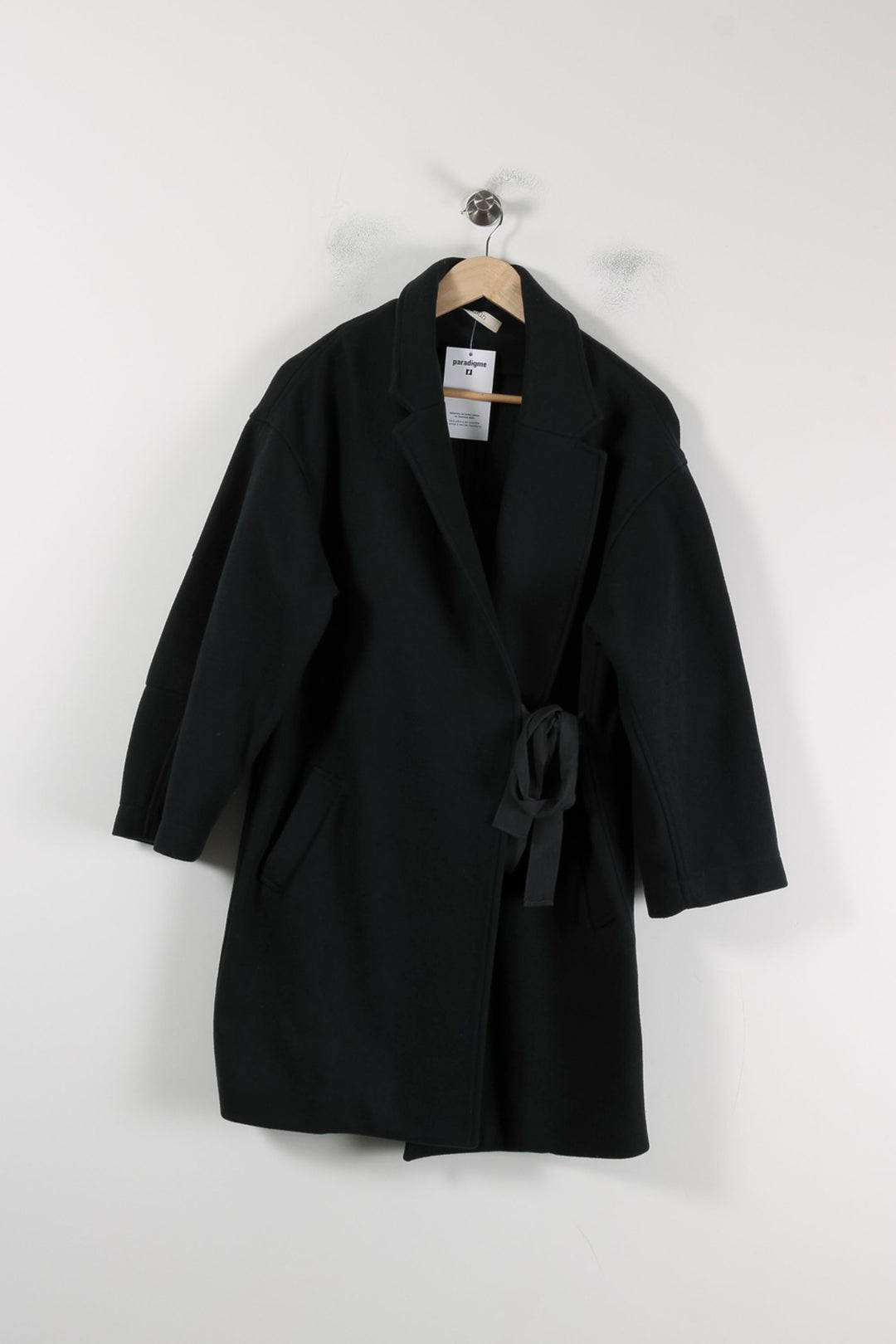 Manteau Noir - Taille M/38 de la marque Sessùn | PARAD88534 - Vendu par Paradigme - Image 2