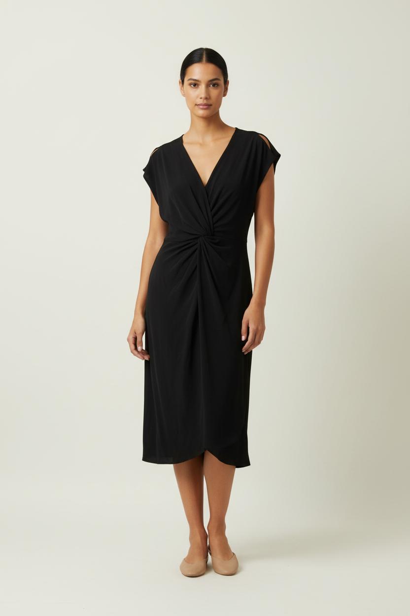 Robe Midi Noire - Taille M/38 de la marque IRO | PARAD88538 - Vendu par Paradigme - Image 1