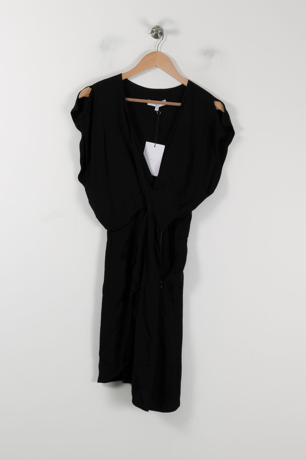 Robe Midi Noire - Taille M/38 de la marque IRO | PARAD88538 - Vendu par Paradigme - Image 2