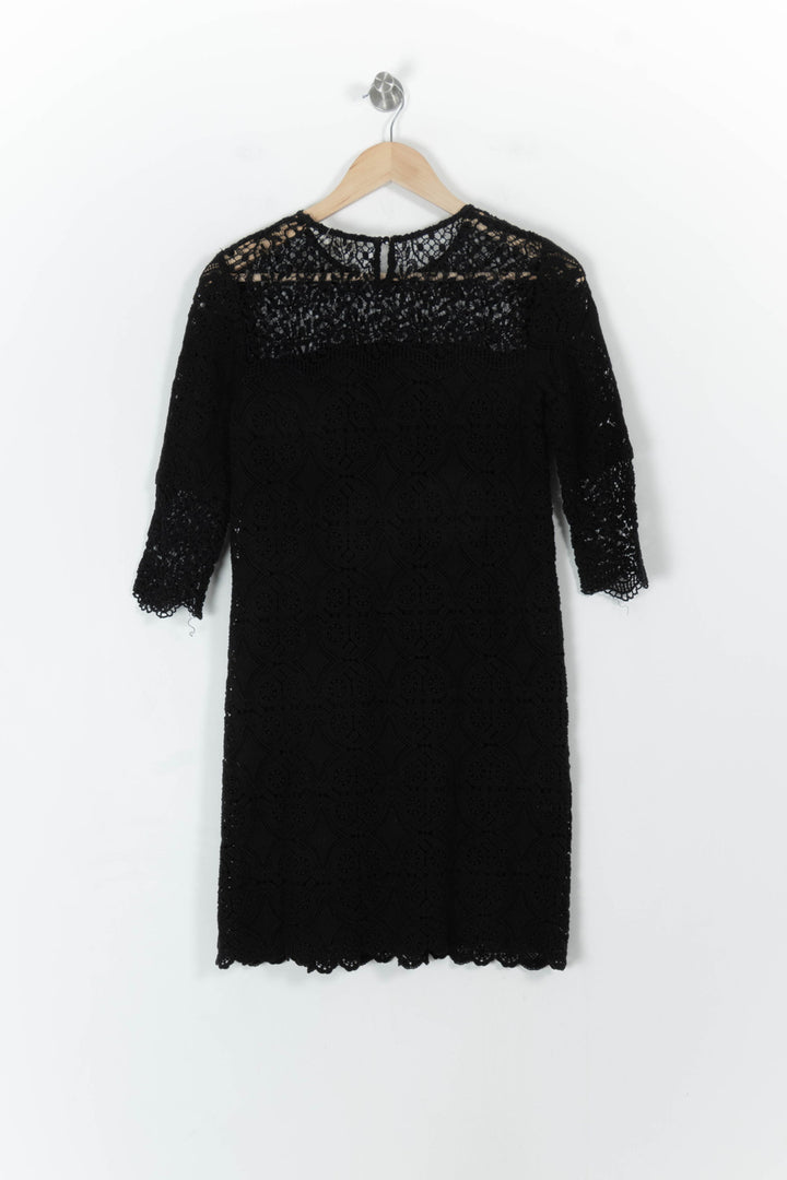 Robe Dentelle Noire - Taille S/36 de la marque ba&sh | PARAD88539 - Vendu par Paradigme - Image 4