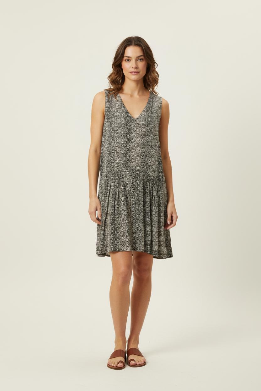 Robe Sans Manches Noire et Beige - Taille M/38 de la marque Petite Mendigote | PARAD88543 - Vendu par Paradigme - Image 1