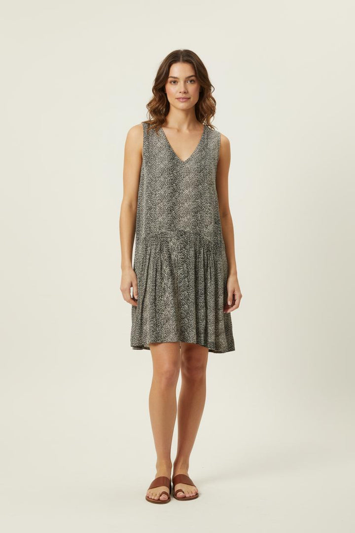 Robe Sans Manches Noire et Beige - Taille M/38 de la marque Petite Mendigote | PARAD88543 - Vendu par Paradigme - Image 1