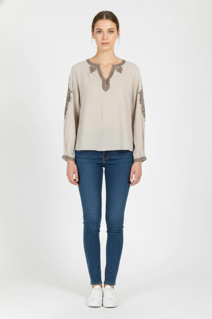 Blouse Beige - Taille S/36 de la marque Comptoir des Cotonniers | PARAD88558 - Vendu par Paradigme - Image 1