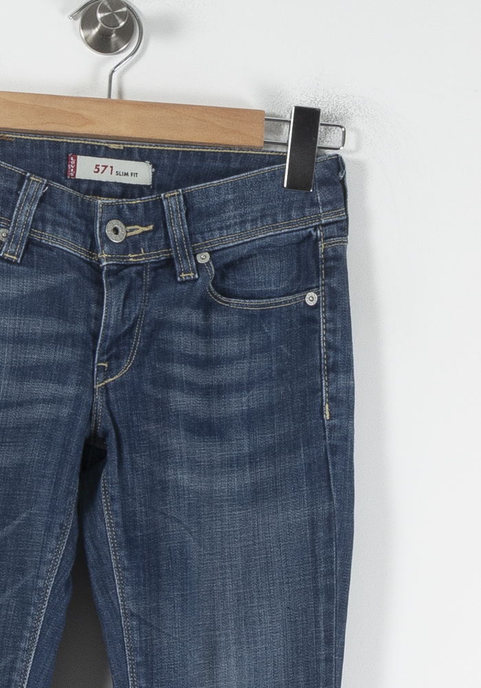 Jean Slim Bleu - Taille S/36 de la marque Levi's | PARAD88568 - Vendu par Paradigme - Image 3