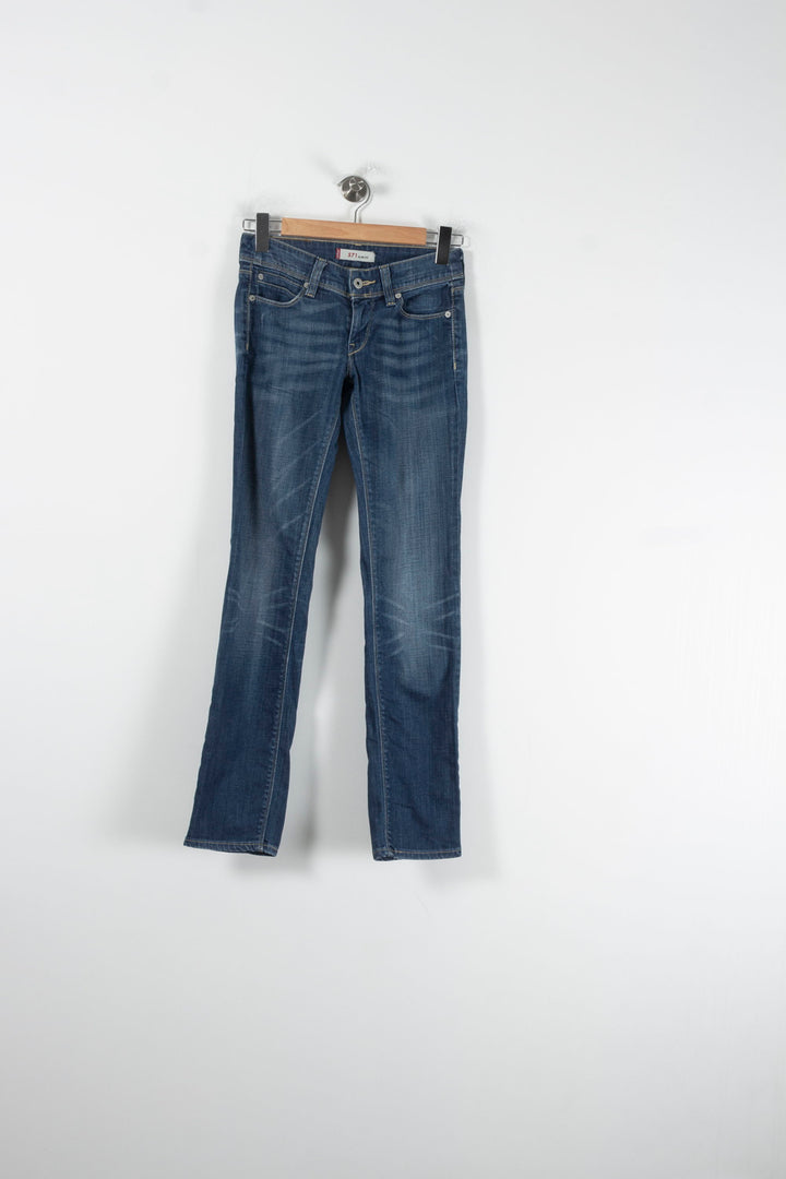 Jean Slim Bleu - Taille S/36 de la marque Levi's | PARAD88568 - Vendu par Paradigme - Image 2